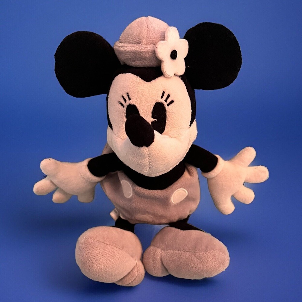 WALT DISNEY Mickey Mouse & Minnie Mono Stuffed Animal Plush Toy By Disney Parks - Picture 4 of 11